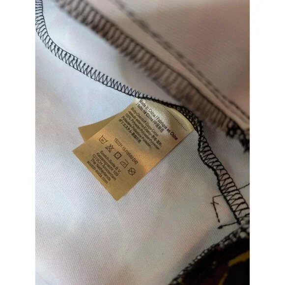 Scotch and Soda Men Jacquard Bomber Jacket Multi Colorblock Large Animal K22 - Picture 5 of 6